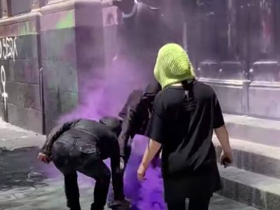 Gas lanzado en protesta de feministas fue lanzado por ellas: Congreso del Edomex