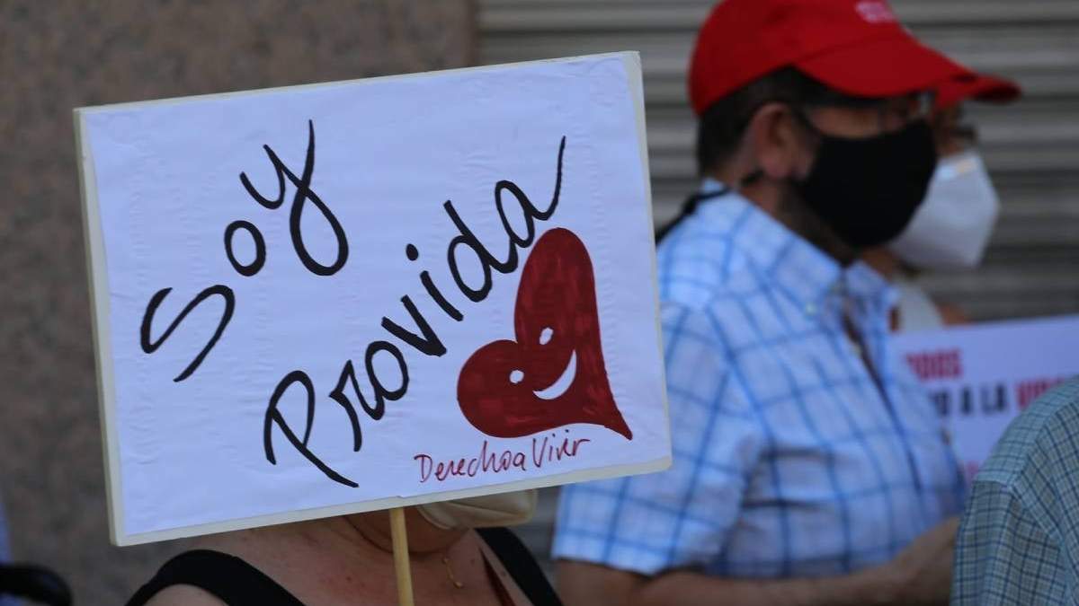 Manifestación contra el aborto en España