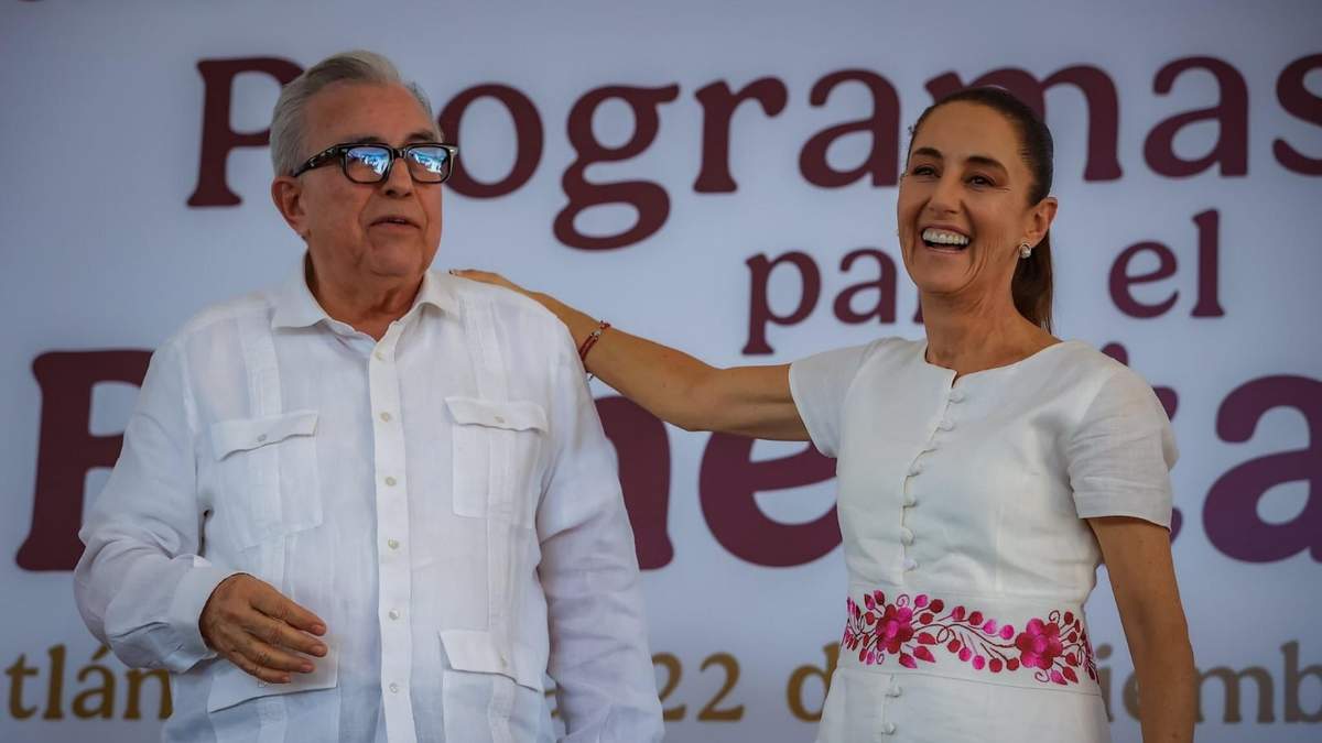 Rubén Rocha Moya y Claudia Sheinbaum