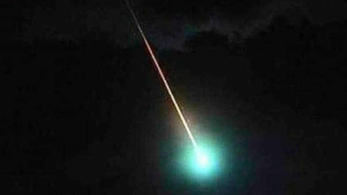 Avistamiento de un meteoro bólido en NL