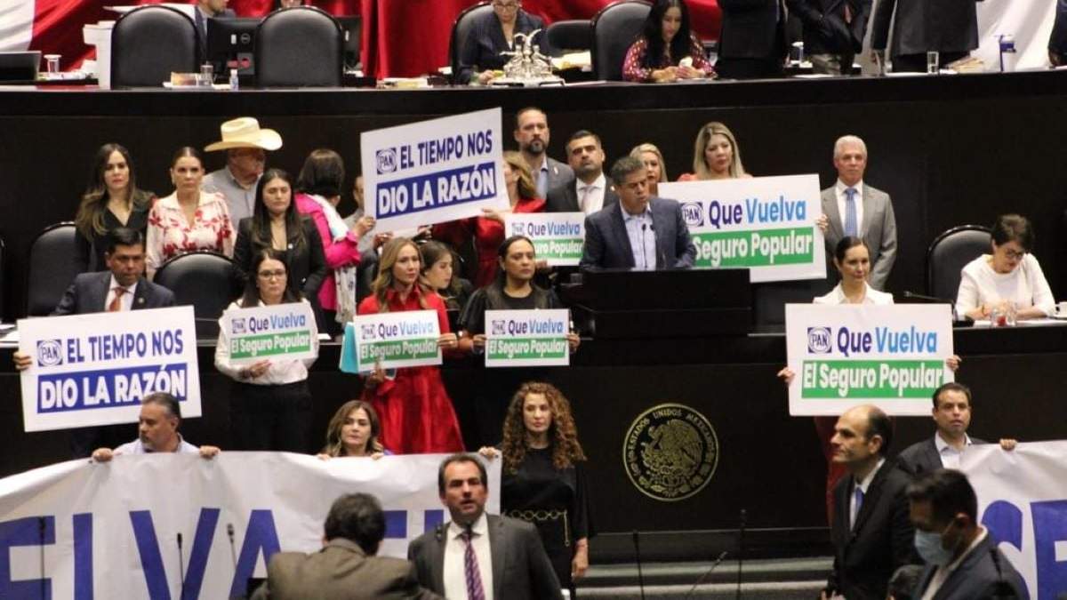 Panistas reclamaron que vuelva el Seguro Popular, que fuera eliminado para dar paso al Insabi