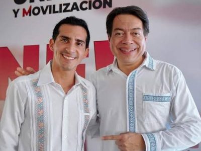 Juez ordena a Mario Delgado que obligue a Rommel Pacheco a pagar becas