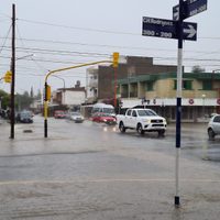 Fuertes lluvias en Neuquén: ya cayó la mitad de agua prevista para el año