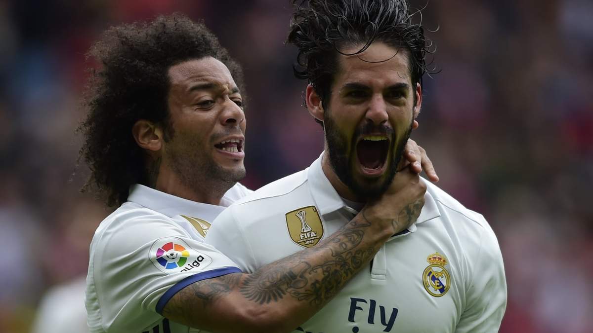 Isco con Marcelo. Fuente: (Instagram)