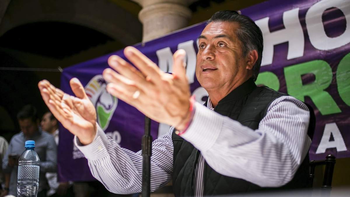 Jaime Rodríguez "El Bronco" en su campaña presidencial
