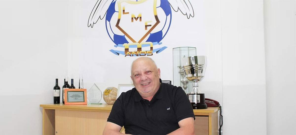 Omar Sperdutti, presidente de la Liga Mendocina de Fútbol.