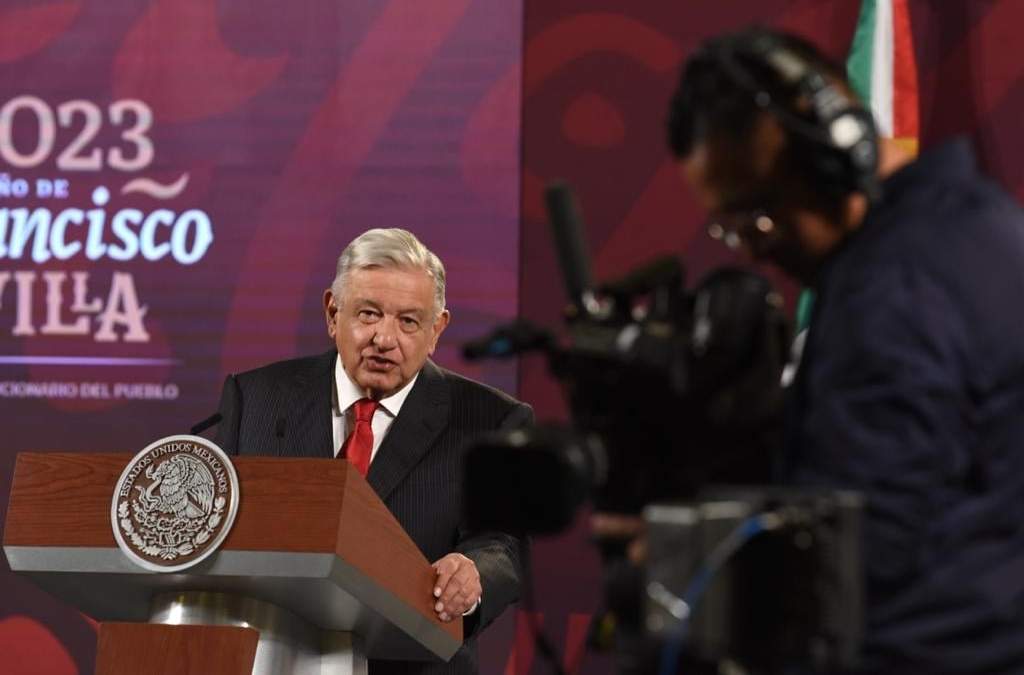El mandatario en Palacio Nacional