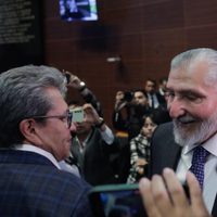 Somos amigos: Ricardo Monreal tras reencontrarse con Adán Augusto López en el Senado