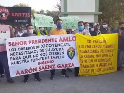 AMLO pide a partidos no movilizar gente a sus actos; lo reciben con manifestaciones en Reynosa (Video)