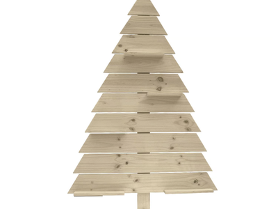 Guardate los cajones de verduras que encontrés en la calle: así de fácil podés crear este Árbol de Navidad