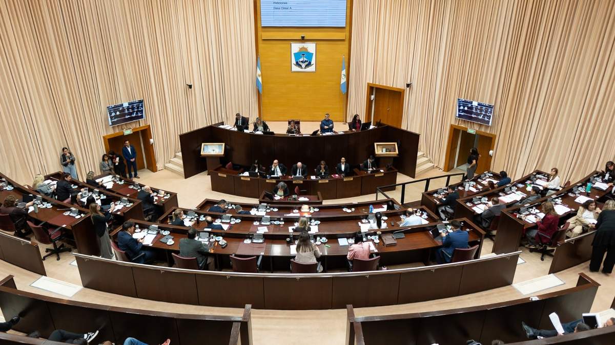 Sesión ordinaria en la Legislatura de Neuquén. Fuente: (Legislatura Neuquén)
