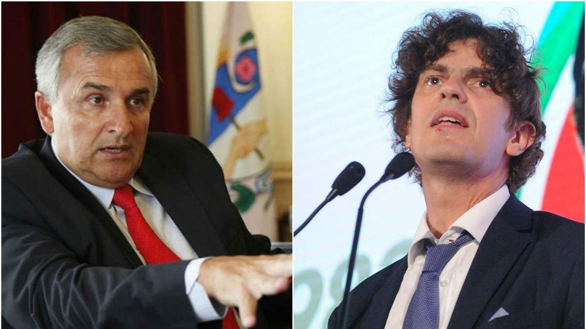 Los referentes de la UCR, Omar Morales y Martín Lousteau. Fuente: (Minuto Neuquén)
