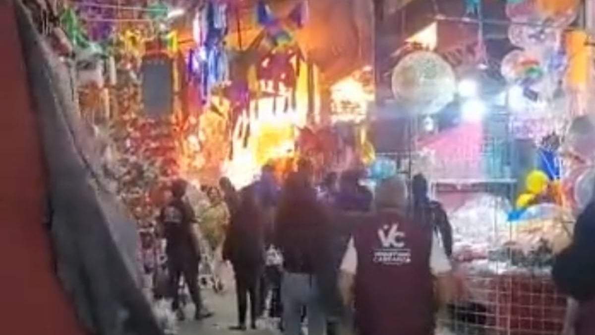 Incendio en el Mercado de Jamaica