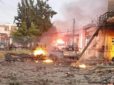 Explosión de autos bomba en Acámbaro, Guanajuato, no es terrorismo: García Harfuch