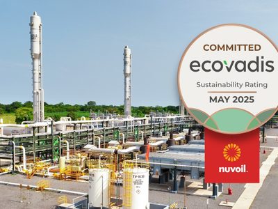 Nuvoil se coloca entre el top global en sostenibilidad con reconocimiento de EcoVadis