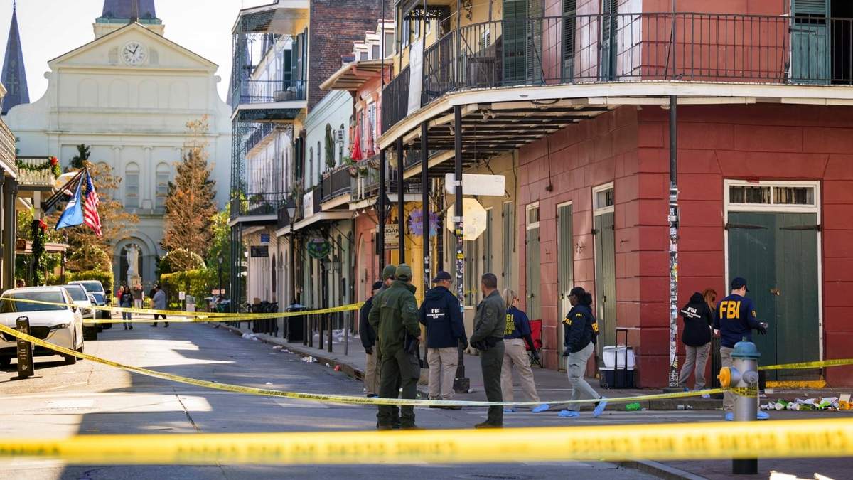 La zona del ataque en Nuevo Orleans