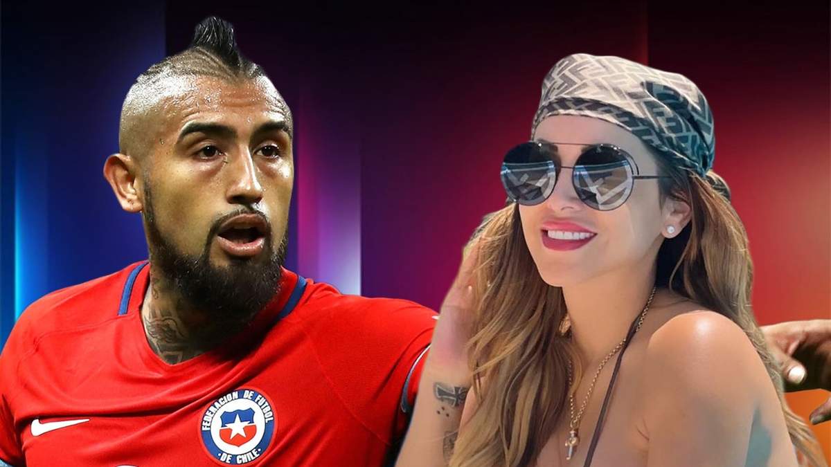 Arturo Vidal y Marité Matus. Fuente: (Minuto Neuquén)