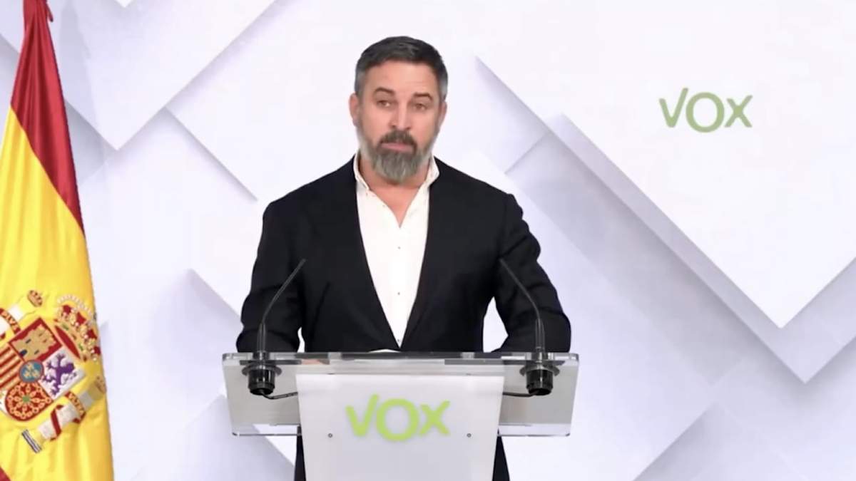 Santiago Abascal, dirigente de Vox