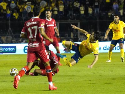 América gana 2-0 a Toluca en la ida de los cuartos de final (Videos)