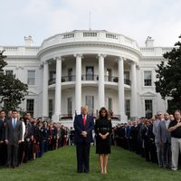 Trump encabeza memorial a 18 años de los ataques terroristas del 11S