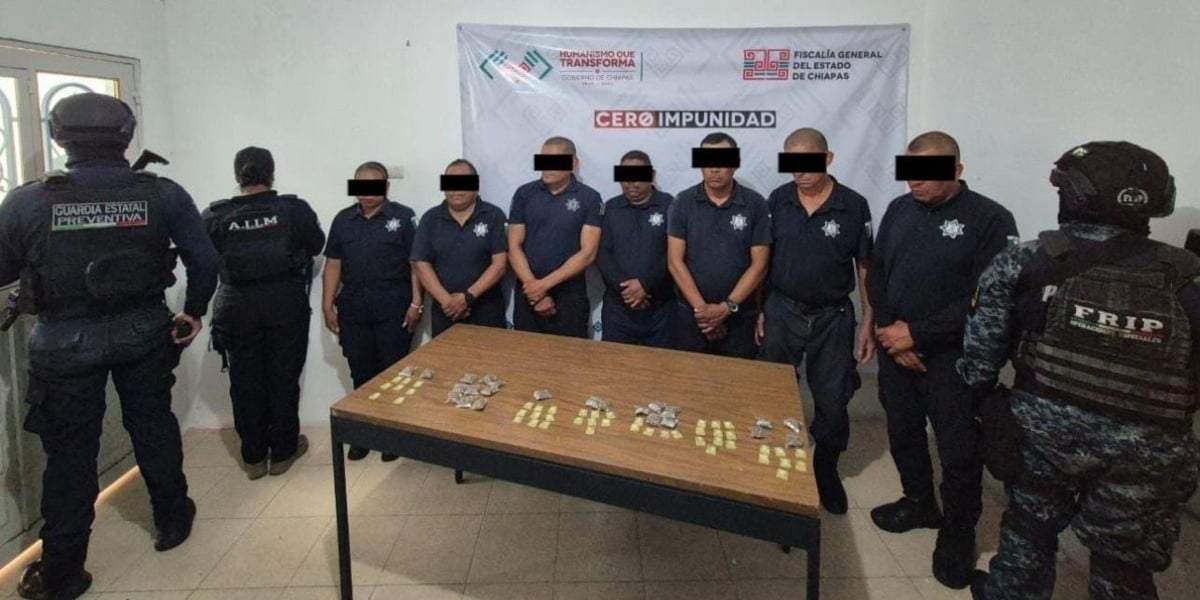 Los policías municipales detenidos