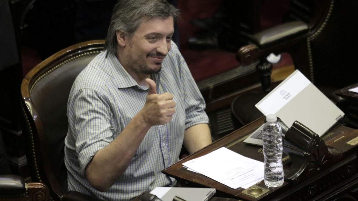 Máximo Kirchner. Fuente: (Twitter)