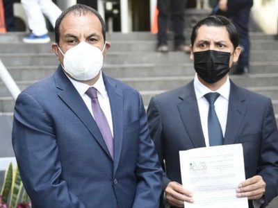 Cuauhtémoc Blanco interpone denuncia ante la FGR contra “narcopolíticos” de Morelos