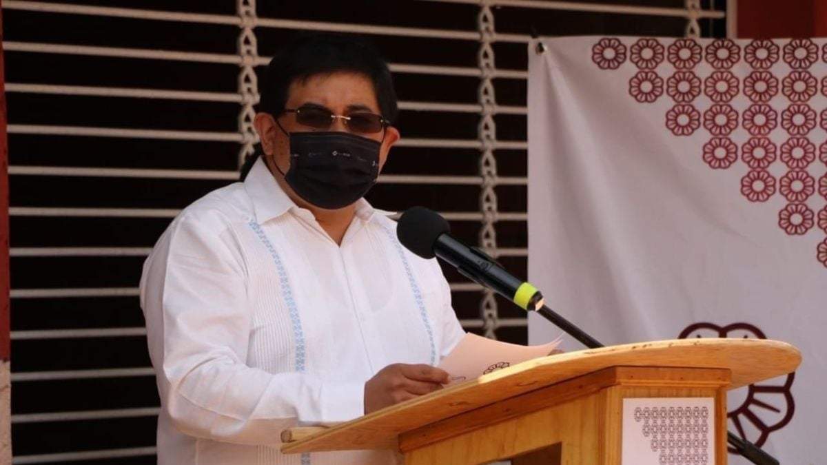 El alcalde de Xochimilco, Juan Carlos Acosta
