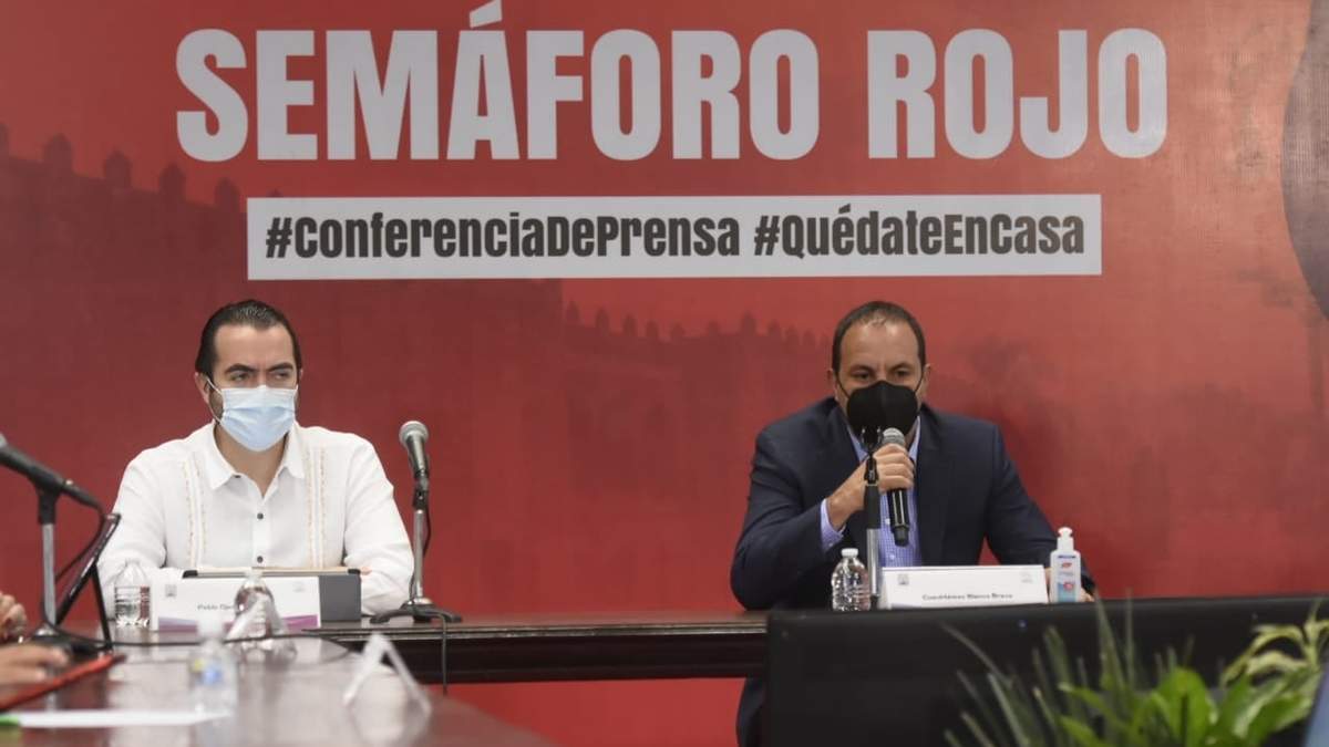 Morelos regresará a semáforo rojo a partir de este jueves