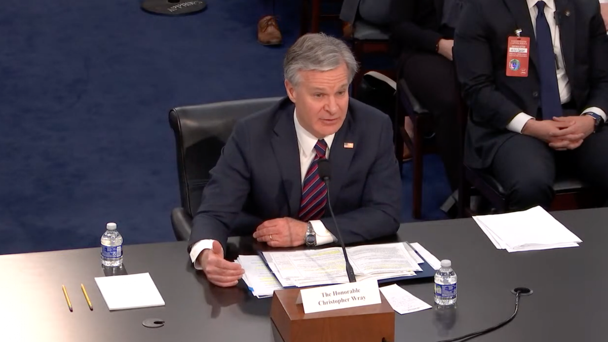 Christopher Wray, director del FBI, en su comparecencia ante congresistas