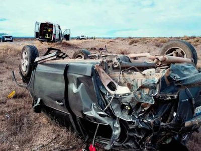 Accidente en la Ruta 237: una camioneta volcó y dio siete vueltas entre Piedra del Águila y Picún Leufú