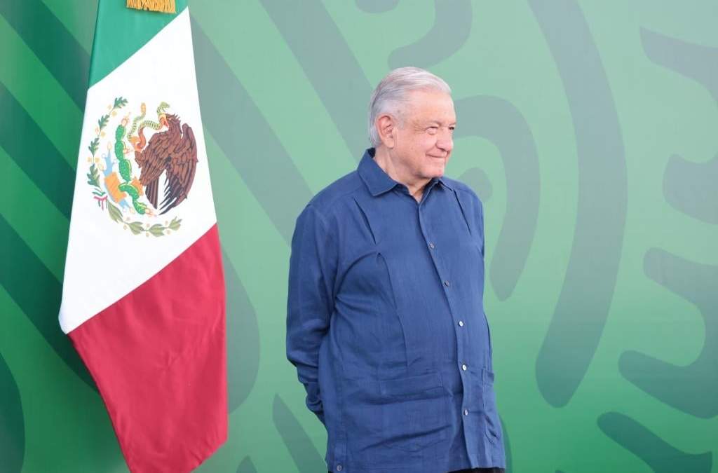 El presidente durante la conferencia en Acapulco