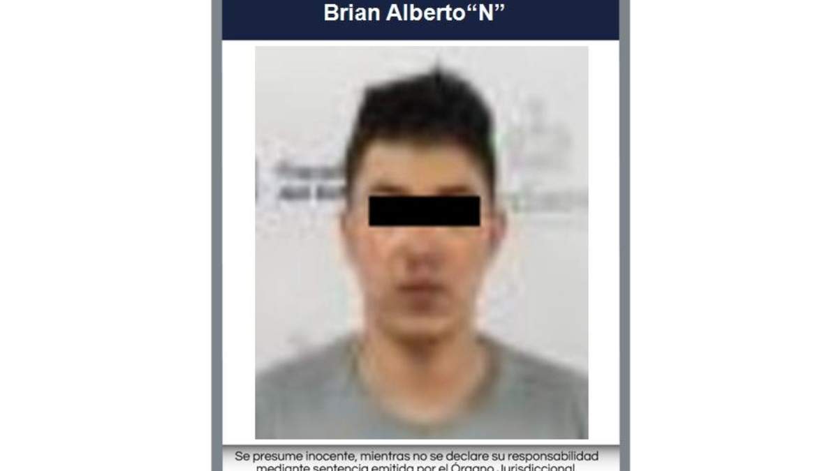 El detenido, identificado como Brian Alberto “N”, de nacionalidad colombiana