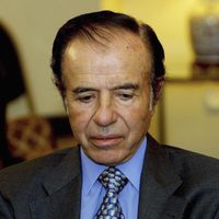 "Ese día que nos separaron", la penosa dedicatoria de Menem a la memoria de su hijo