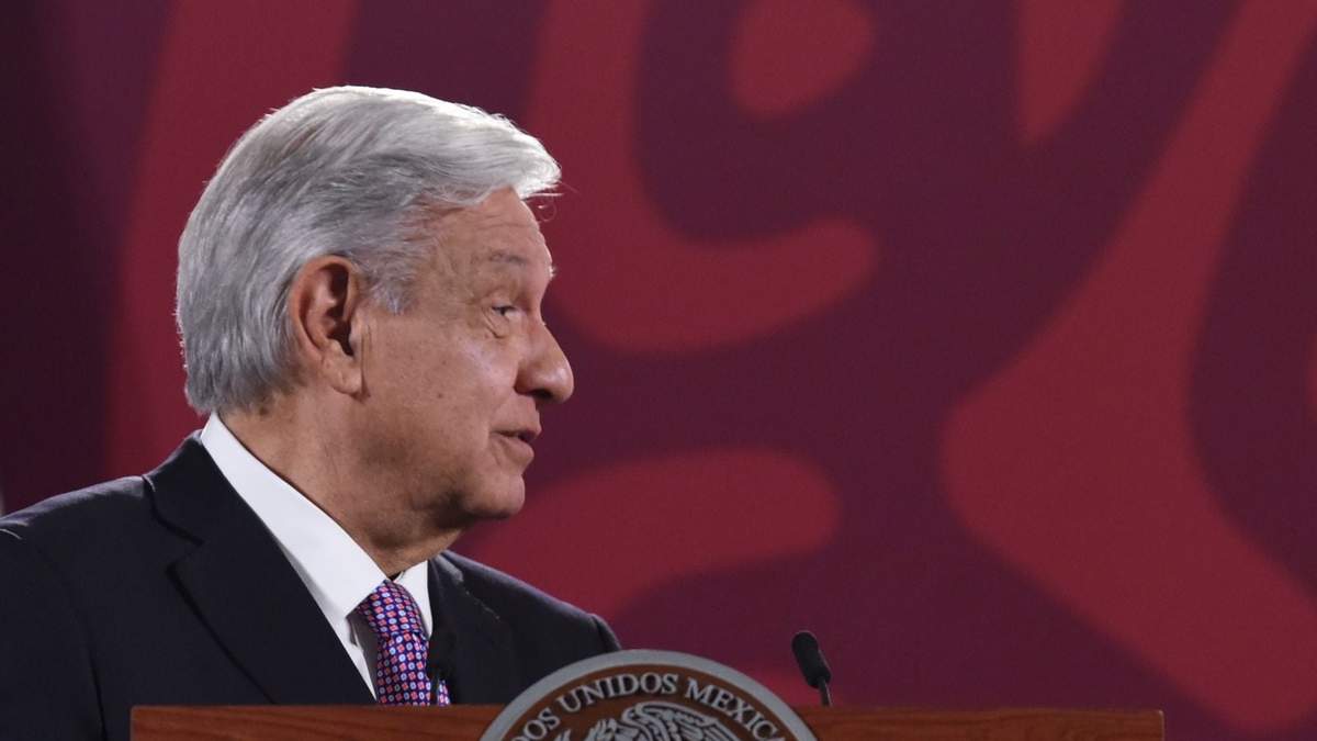 El presidente en su conferencia