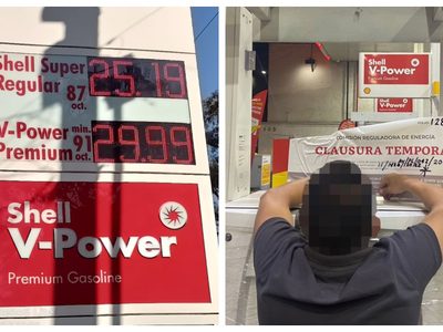 Clausuran dos gasolinerías Shell; una vendía el litro de Premium en casi 30 pesos