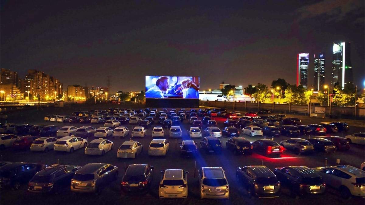Autocine en la provincia. Fuente: (Twitter) - Foto archivo