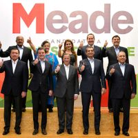 Meade suma a Osorio, Beltrones y Paredes a su campaña