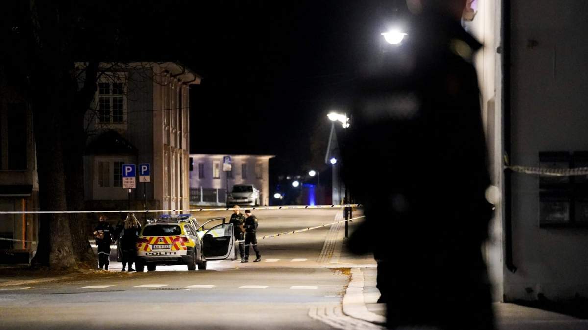 Despliegue policial tras el ataque en Noruega. Fuente: (Twitter)