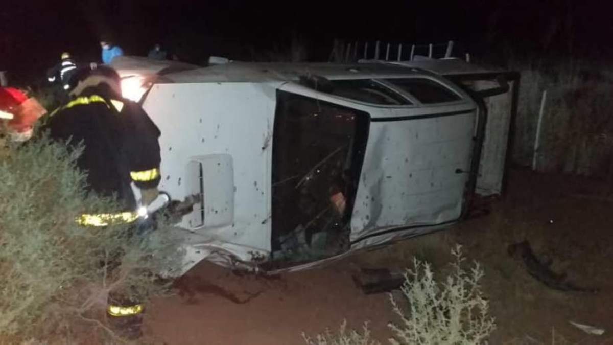 Accidente en ruta 7. Fuente: (Twitter)