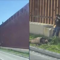 Dos mujeres migrantes caen al intentar cruzar muro entre México y EU (Video)