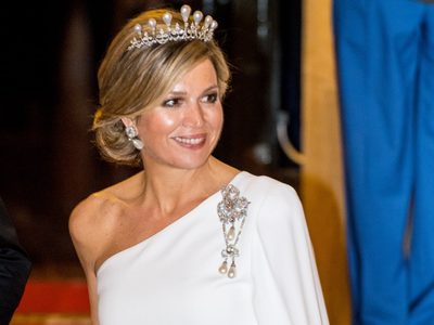 Zafiros y algo más: Máxima de Holanda hizo de las suyas otra vez