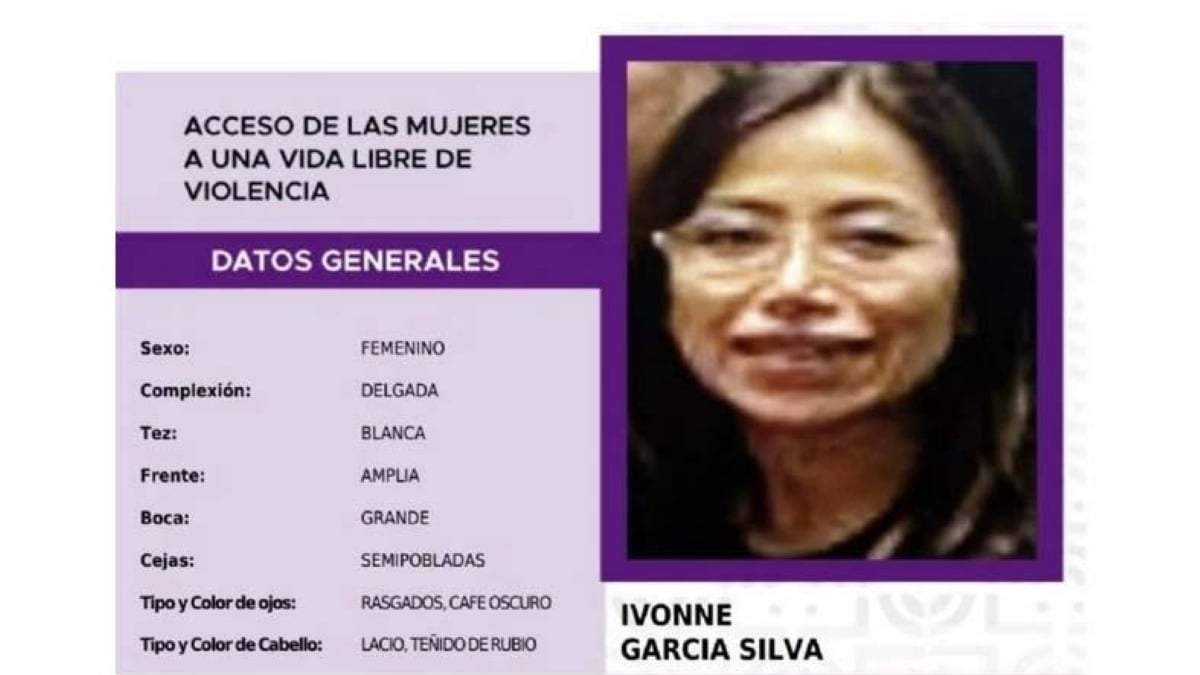 Ivonne García Silva fue vista por última vez el 4 de agosto