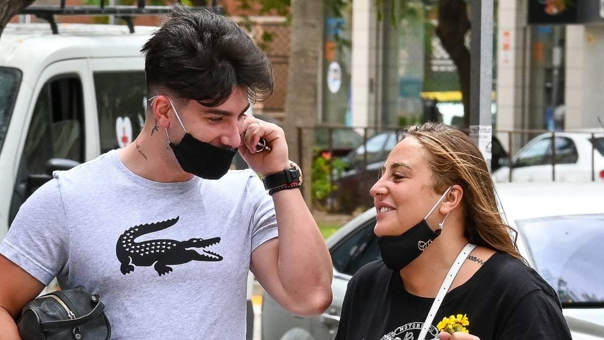 Rocío Flores y su novio Manuel. Fuente: (Twitter)