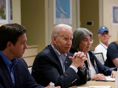 Biden llegó a Miami para reunirse con los afectados del derrumbe de Surfside