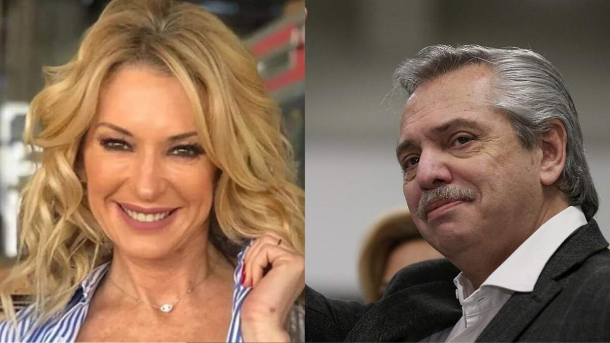 Yanina Latorre - Alberto Fernández. Fuente: (Google)