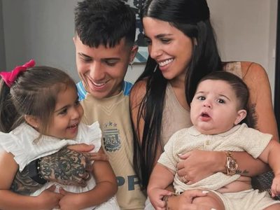 El extraño regalo que le hicieron Valentina Cervantes y Enzo Fernández a su hijo