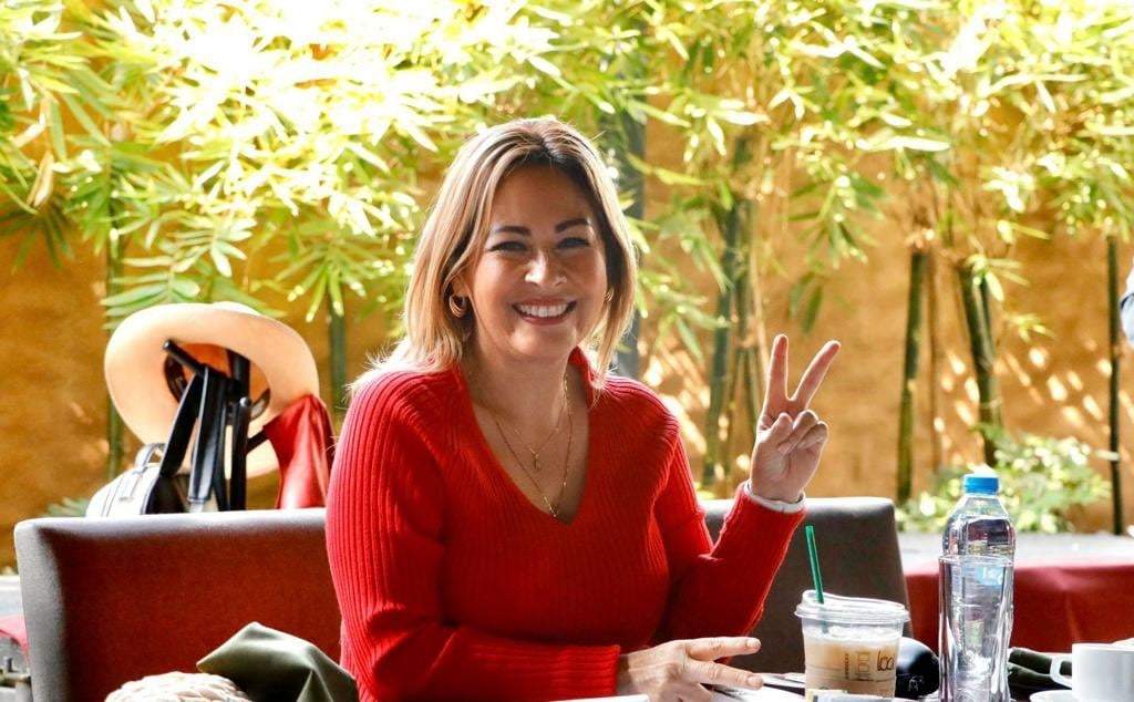 La aspirante a la gubernatura de Morelos