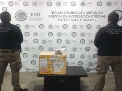 Aseguran metanfetamina en el Aeropuerto Internacional de Guadalajara