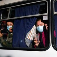 Los argentinos evacuados por el coronavirus "conviven" con la ministra de Salud de Ucrania